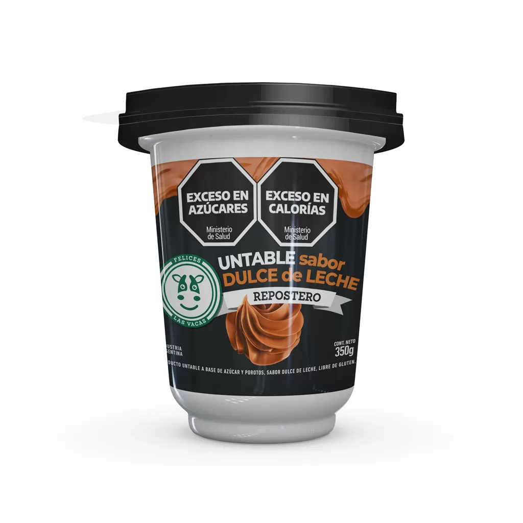 Untable Sabor Dulce de Leche Repostero - Felices Las Vacas