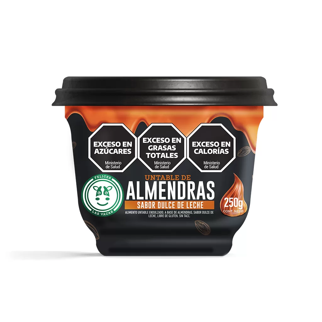Untable de Almendras Sabor Dulce de Leche - Felices Las Vacas