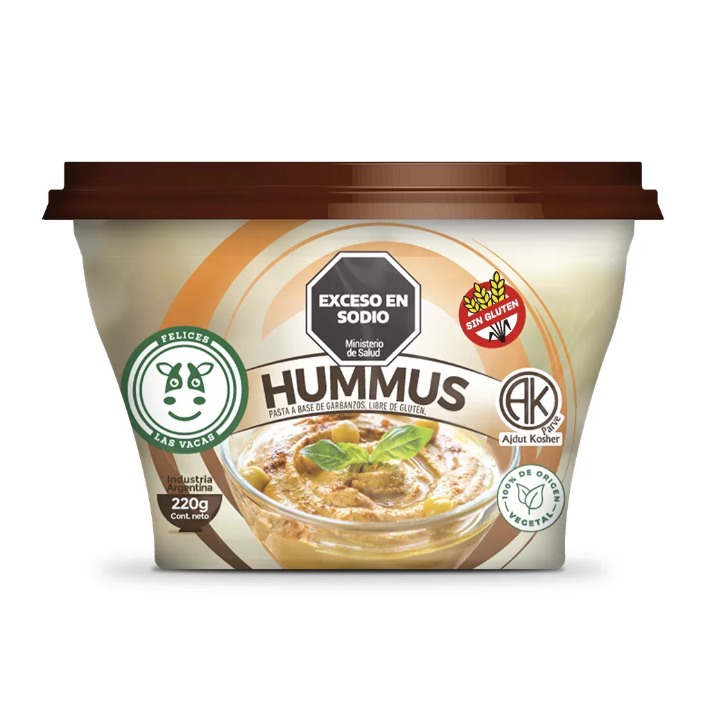 Hummus de Garbanzos - Felices Las Vacas