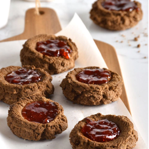 Pepas de Chocolate y Membrillo - Un Rincón Vegano